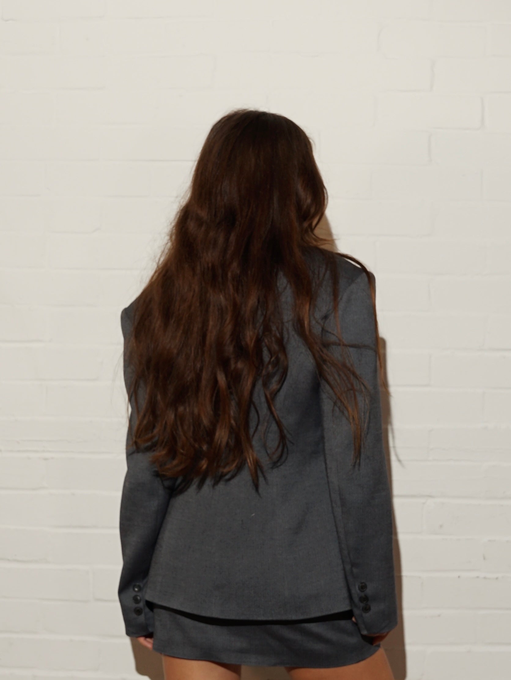 Set of Pure Wool Jacket & Mini Skirt