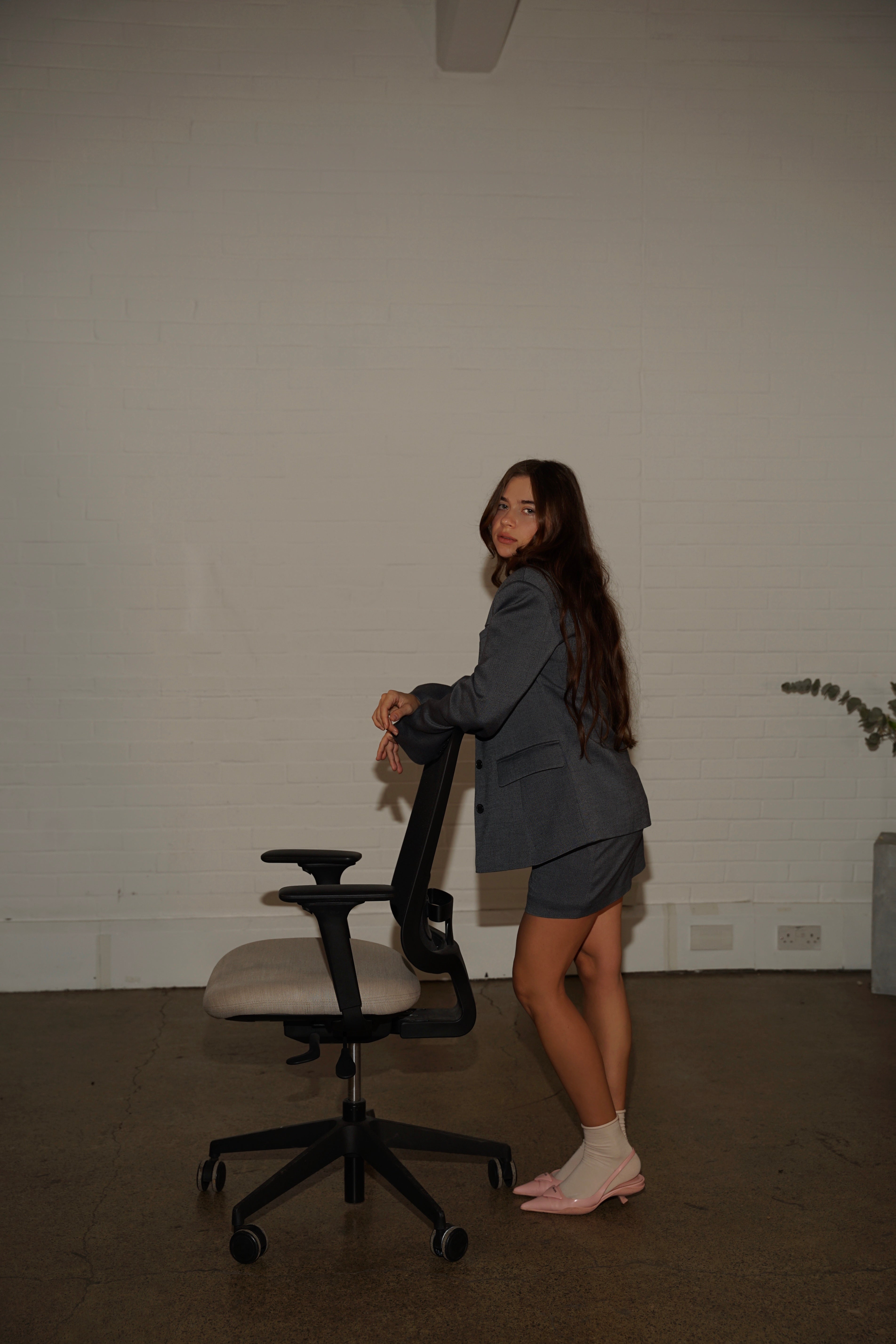 Set of Pure Wool Jacket & Mini Skirt