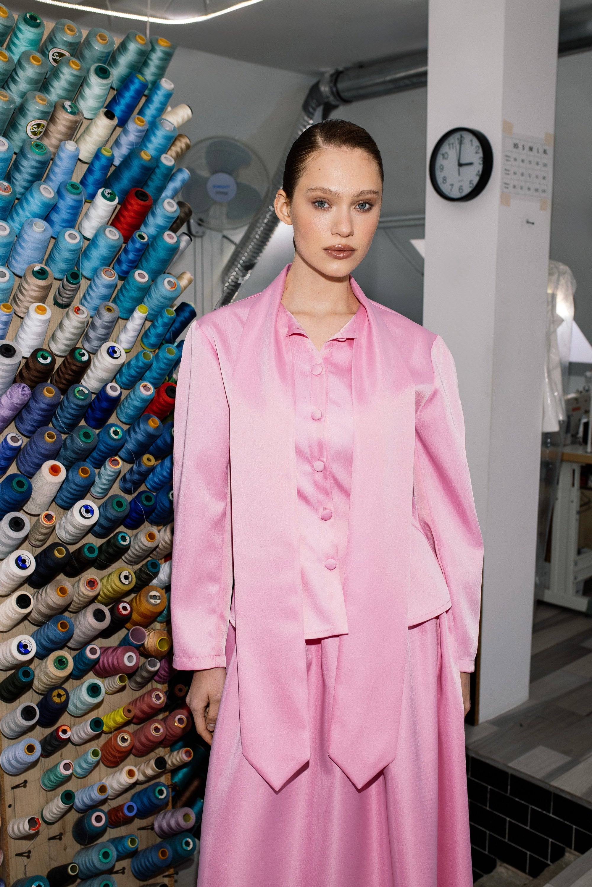 Pink Bow Blouse