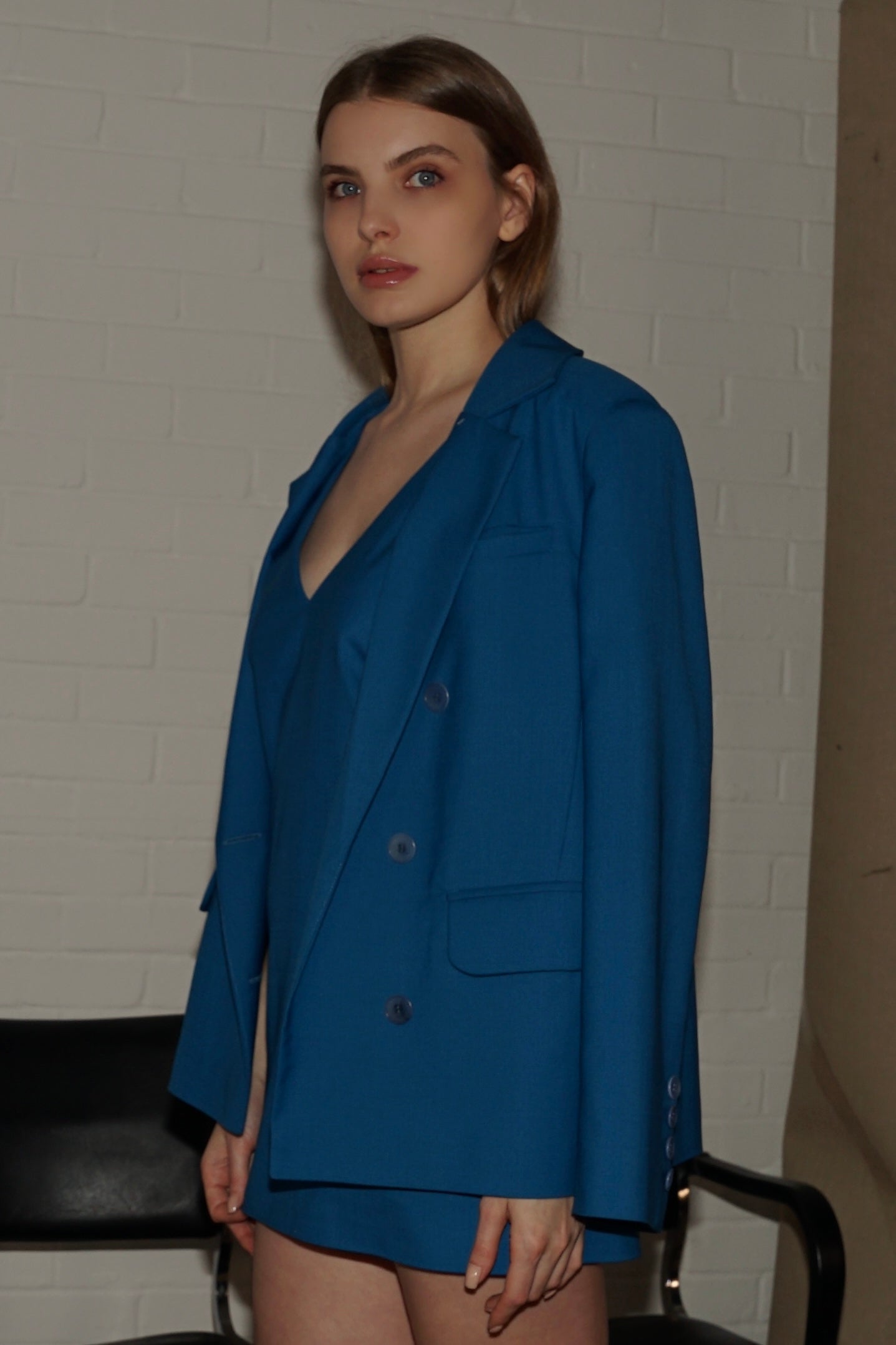 Pure Wool Blue Jacket